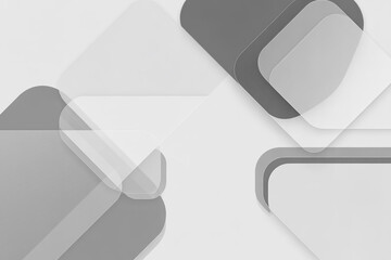 Clean Minimalist Digital Illustration with Modern Design Elements