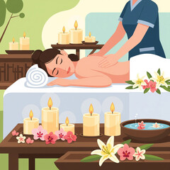Spa Relaxation Scene