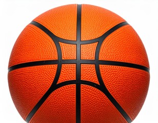 Close-up of an orange basketball