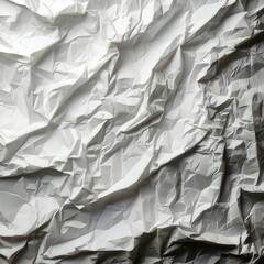 Crinkled white paper texture (5)