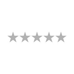 five star rating icon
