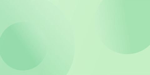 Premium soft Abstract Background in Gradient green and white Tones with Circles. Circle effect style geometric, texture disign
