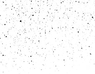 Abstract black speckles on white background