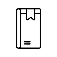 Bookmark With Box Container Package Icon For Web And Graphic Design