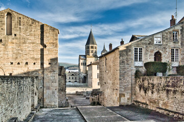 Obraz premium Abbey in Cluny, Burgundy, France