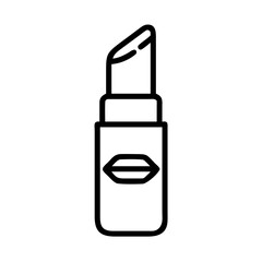 Lipstick Cosmetic Makeup Product Icon For Web And Graphic Design