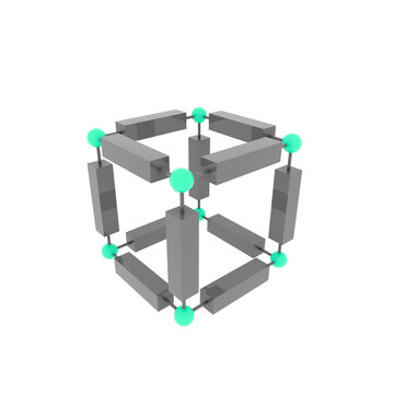 Metal-organic framework, illustration
