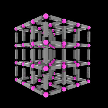 Metal-organic framework, illustration