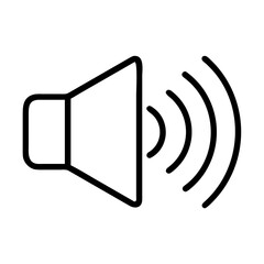 Volume Speaker Sound Symbol Icon For Web And Graphic Design