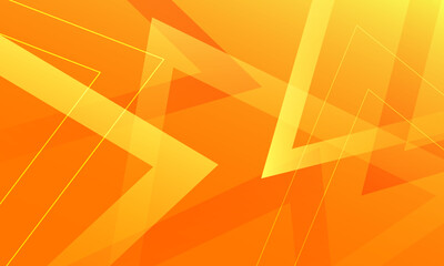 Abstract orange background with triangles. Vector illustration