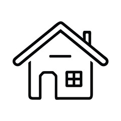 Home Icon on White Background - Home Vector Icon
