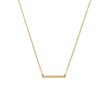 Dainty gold bar necklace shimmering, a modern minimalist jewelry, perfect for everyday elegance and special occasions, a stylish fashion accessory
