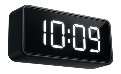 Digital clock with a modern appearance