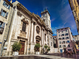 Fototapeta premium Cathedral in Toulon, The French Riviera, France