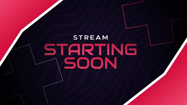4k stream starting soon animated. Live stream intro  video