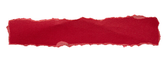 red torn or ripped paper isolated on transparent png background,realistic torn cardboard paper edges,torn or ripped red paper frame