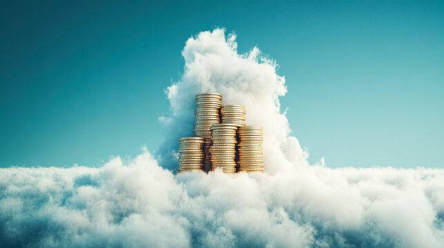 Cloud Computing Cost Efficiency, cost efficiency in cloud computing with an image showing pay-per-use pricing models, resource optimization techniques