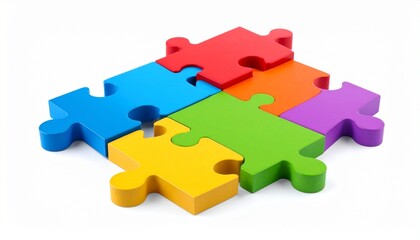 colorful puzzle pieces