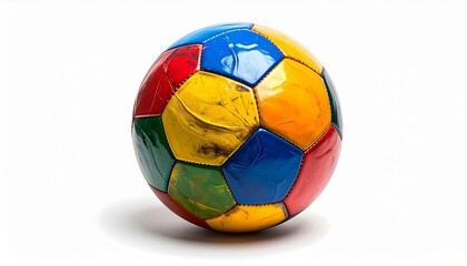 Fototapeta premium colorful ball on the white 