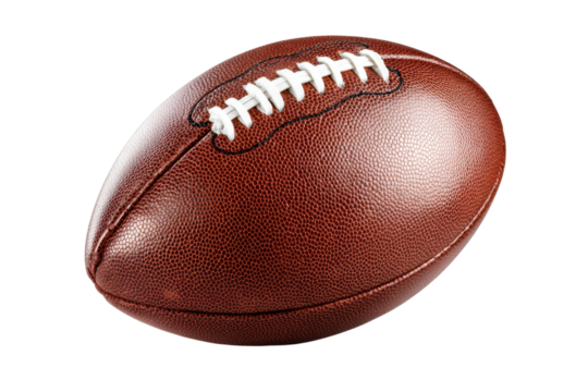 American football rugby ball sport PNG white background, isolated graphic resource cutout