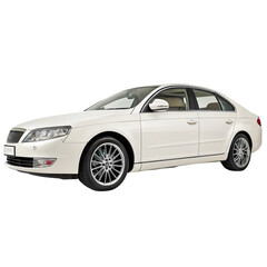 Sedan isolated on transparent background  

