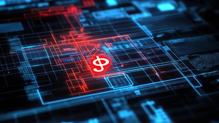 Data processing diagrams illustrating scope scanning workflow with integrated lines and grids, data processing and diagrams over scope scanning with 5g text - Powered by Adobe