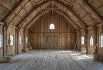 Farmhouse Dessert  A Charming Custard Barn Evoking Simplicity and Sweet Country Life