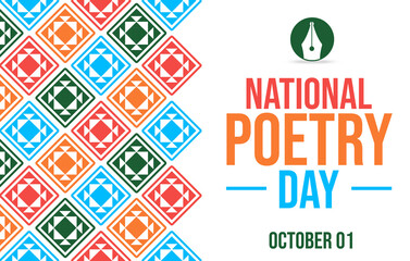 National Poetry Day October celebration honoring literature creativity and artistic expression