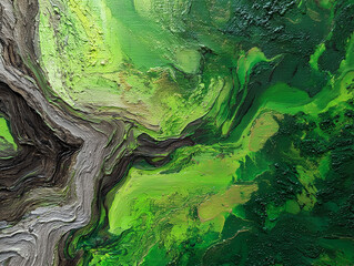 Abstract Forest Essence