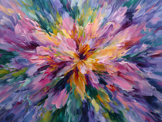 Abstract Floral Burst