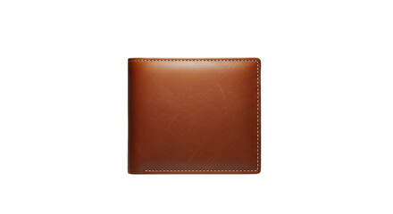  Minimal Studio Shot of Brown Leather Wallet