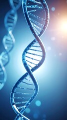 DNA helix research lab, science background
