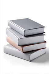쌓아 올린 하드커버 책