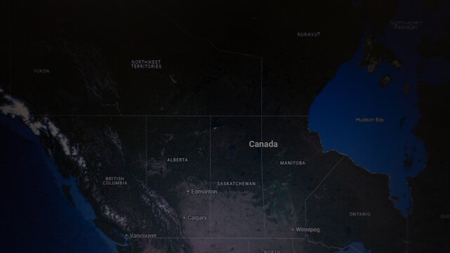 Detailed map of Canada showcases provinces and territories for educational material