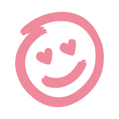 Smiley Face Crayon Doodle