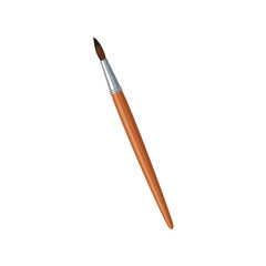 Painting brush icon logo flat vector design