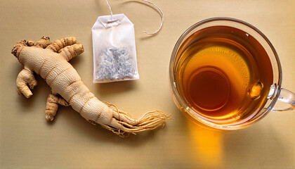 Premium Ginseng Collection for Health and Wellness Advertising