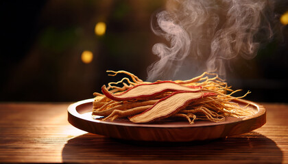 Premium Ginseng Collection for Health and Wellness Advertising