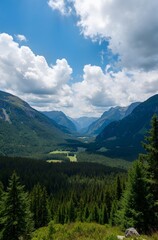 Fototapeta premium mountain landscape in the alps