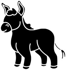 animal illustration horse silhouette nature logo farm icon cute outline pattern brown cartoon stallion equine domestic art fabric decorative shape women vector graphic background