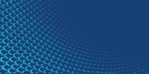 Naklejka premium Abstract blue wave pattern background with a textured, repeating design element creating a flowing, three-dimensional effect.
