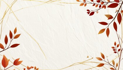 葉柄の入った和紙