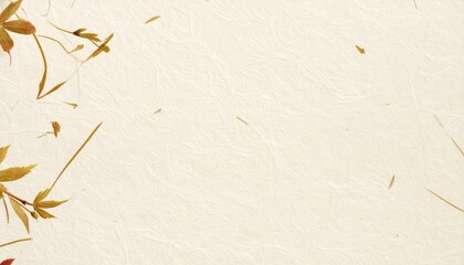 葉柄の入った和紙