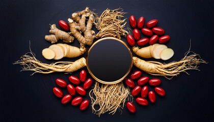 Luxury Ginseng Collection for Premium Wellness and Herbal Supplements