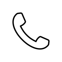Phone Icon Vector Illustration Line Version
