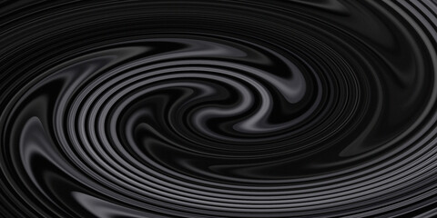 Obraz premium Dark abstract swirl with ripples deep texture and mysterious motion dynamic movement subtle gradients and visual depth