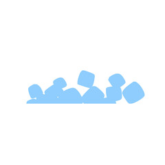 Obraz premium ice cube border