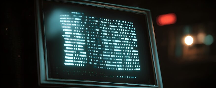 The charset shown on a digital screen defines language encoding standards.