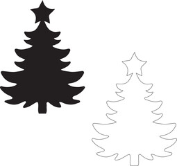 christmas tree vector