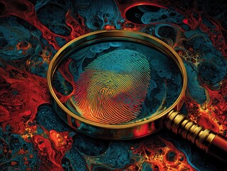 fingerprint magnify lens technology Artificial Intelligence computer